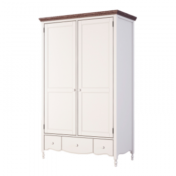 Шкаф двухстворчатый Leblanc, белый
