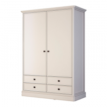 Шкаф двухстворчатый с ящиками Ellington, белый