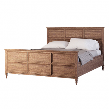 Кровать Vilton из дуба, с изножьем