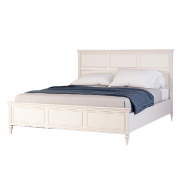 Кровать Riverdi, двуспальная, слоновая кость