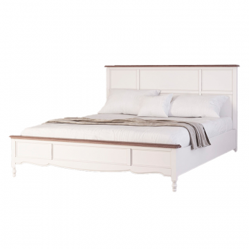 Кровать Leblanc, двуспальная, белая