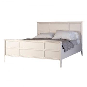 Кровать Ellington белая, с изножьем