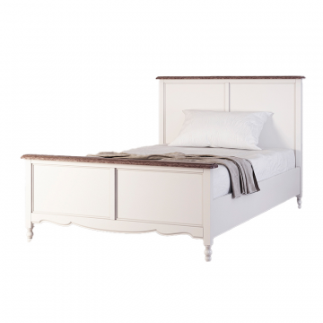 Кровать односпальная Leblanc, белая