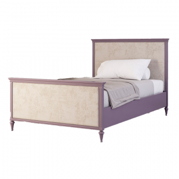 Кровать Riverdi односпальная, Орхидея, с изножьем