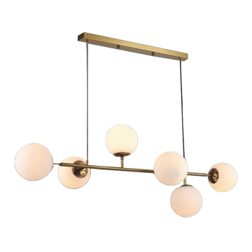 Подвесной светильник iLamp GOLDEN 9136P/6 GOLD&WHITE