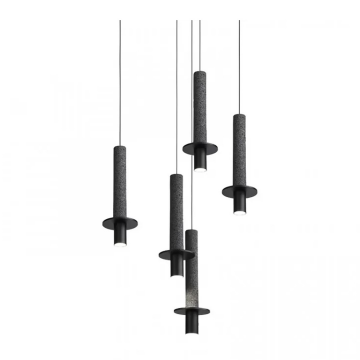 Подвесной светильник iLamp LOFTY 10704P/1-D150 BLACK&GREY