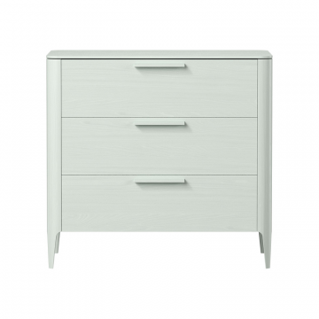 Комод Type oak 3 ящика ширина 90 см (белый)