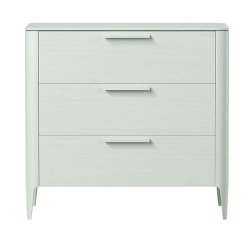 Комод Type oak 3 ящика ширина 90 см (белый)