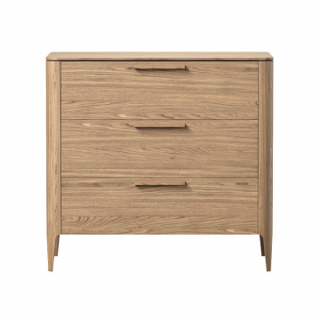 Комод Type oak 3 ящика ширина 90 см (натуральный дуб)