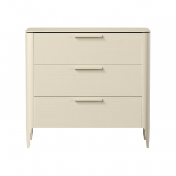 Комод Type oak 3 ящика ширина 90 см (молочный)