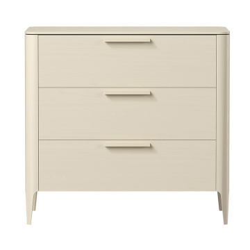 Комод Type oak 3 ящика ширина 90 см (молочный)