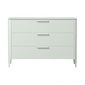 Комод Type oak 3 ящика ширина 120 см (белый)
