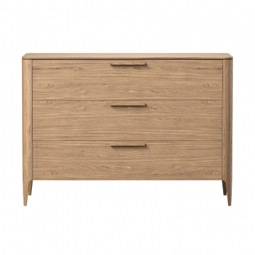 Комод Type oak 3 ящика ширина 120 см (натуральный дуб)
