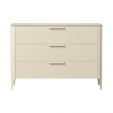 Комод Type oak 3 ящика ширина 120 см (молочный)