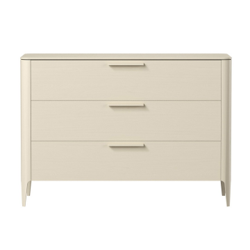 Комод Type oak 3 ящика ширина 120 см (молочный)