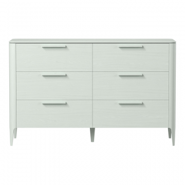 Комод Type oak 6 ящиков ширина 140 см (белый)