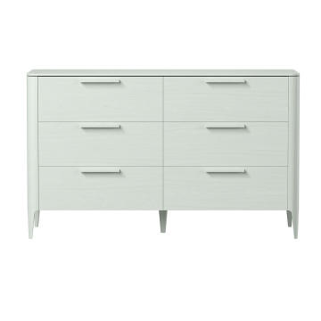 Комод Type oak 6 ящиков ширина 170 см (белый)