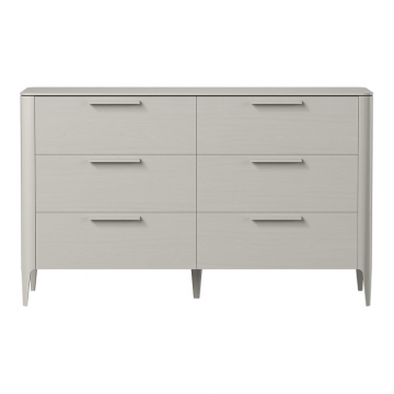 Комод Type oak 6 ящиков ширина 170 см (серо-бежевый)