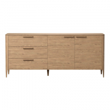 Тумба Type oak 3 ящика 2 двери L (натуральный дуб)