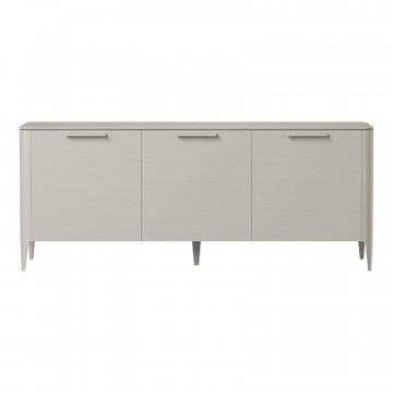 Тумба Type oak 3 двери ширина 180 см (серо-бежевый)