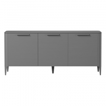 Тумба Type oak 3 двери ширина 160 см (серый)