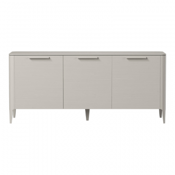 Тумба Type oak 3 двери ширина 160 см (серо-бежевый)