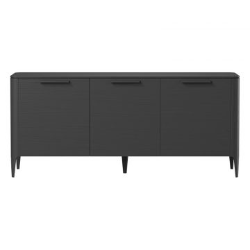 Тумба Type oak 3 двери ширина 160 см (черный)