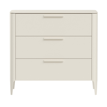 Комод Type 3 ящика ширина 90 см (молочный)