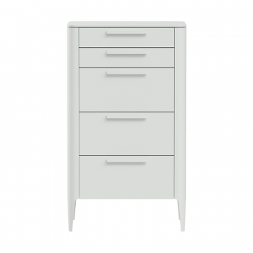 Комод Type высокий 5 ящиков (белый)