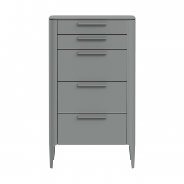 Комод Type высокий 5 ящиков (серый)