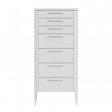 Комод Type высокий 7 ящиков (белый)