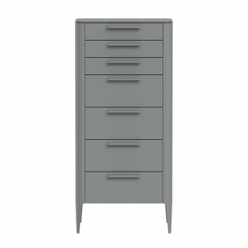 Комод Type высокий 7 ящиков (серый)