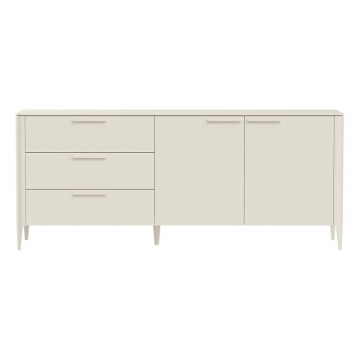 Тумба Type 3 ящика 2 двери L (молочный)