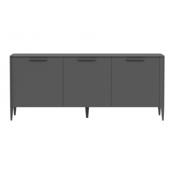 Тумба Type 3 двери ширина 180 см (темно-серый)
