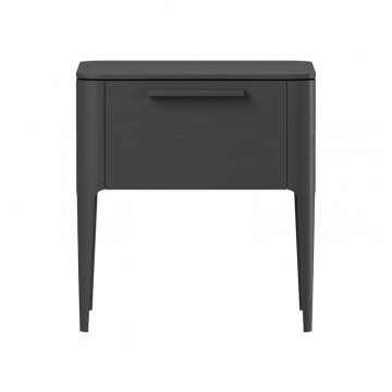 Тумба прикроватная Type oak 1 ящик (черный)