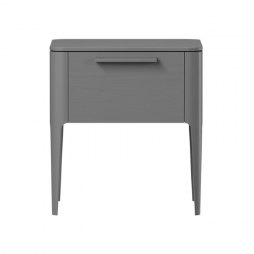 Тумба прикроватная Type oak 1 ящик (серый)
