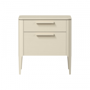 Тумба прикроватная Type oak 2 ящика ширина 60 см (молочный)