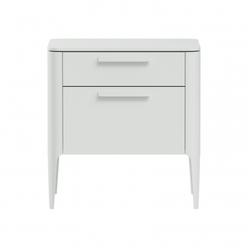 Тумба прикроватная Type 2 ящика ширина 60 см (белый)