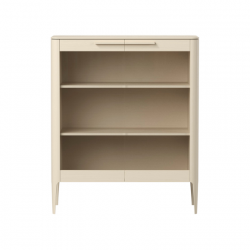 Витрина Type oak стеклянная высота 120 см (молочный)
