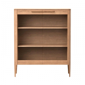 Витрина Type oak стеклянная высота 120 см (натуральный дуб)