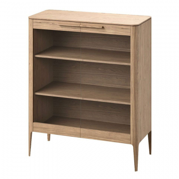 Витрина Type oak стеклянная высота 120 см (натуральный дуб)