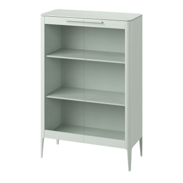 Витрина Type oak стеклянная высота 150 см (белый)