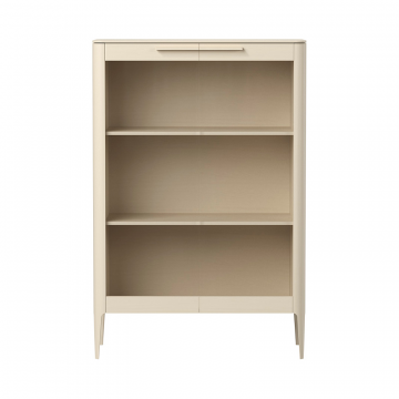Витрина Type oak стеклянная высота 150 см (молочный)