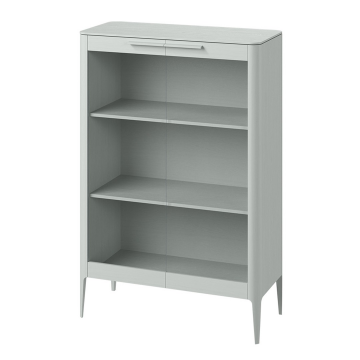 Витрина Type oak стеклянная высота 150 см (светло-серый)