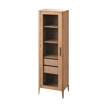 Витрина Type oak стеклянная высота 200 см L (натуральный дуб)