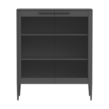 Витрина Type стеклянная высота 120 см (темно-серый)