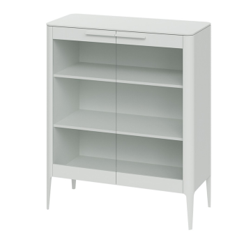 Витрина Type стеклянная высота 120 см (белый)