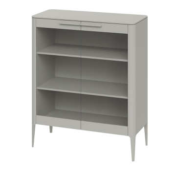 Витрина Type стеклянная высота 120 см (серо-бежевый)