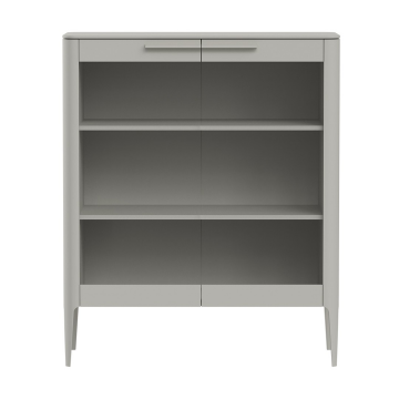 Витрина Type стеклянная высота 120 см (серо-бежевый)