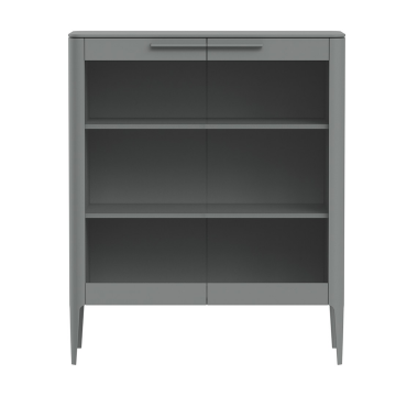 Витрина Type стеклянная высота 120 см (серый)